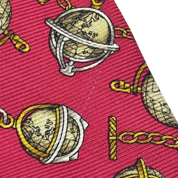 Chanel Globe Pattern Tie - Picture 13 of 16